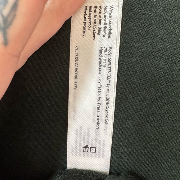 Eileen Fisher Green Long Sleeve Top - Picture 4 of 4